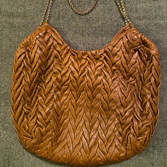 GENUINE ELIE TAHARI 100% LEATHER TOTE - Picture 3 of 10